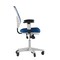 Flash Furniture Blue Mesh Multifunction Chair - Roller Wheels HL-0001-WH-BLUE-RLB-GG - alternate 3